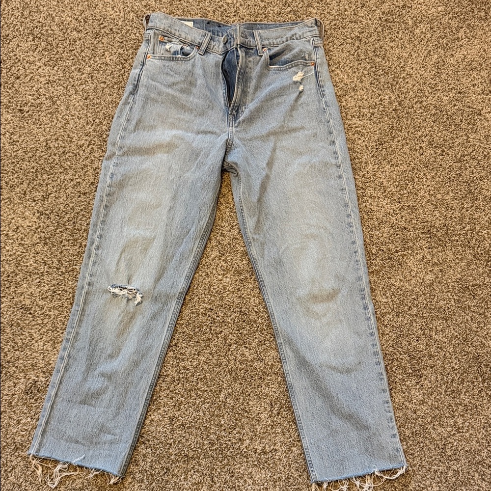 Gap Classic Blue Distressed Women's Jeans